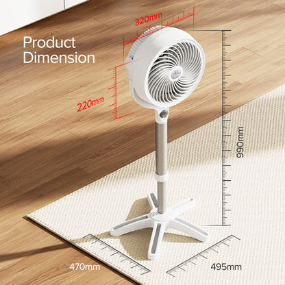 [CLIMATE VOUCHER $400] Vornado Energy Smart™ Air Circulator Fan. Vortex Action. DC motor. Oscillation. Timer. Variable Speed instead (683DC)