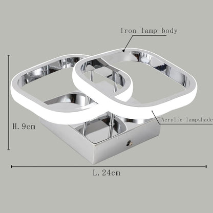 22W Square Motion Sensor Ceiling Light