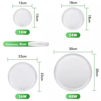 LED Round & Square Ceiling Light – 12W-48W. IP44
