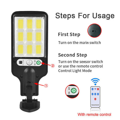 2X 6000W Motion Sensor Solar lights