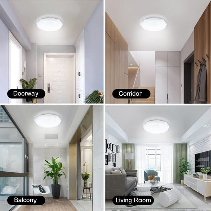 36W Diamond Style flush LED Ceiling Light