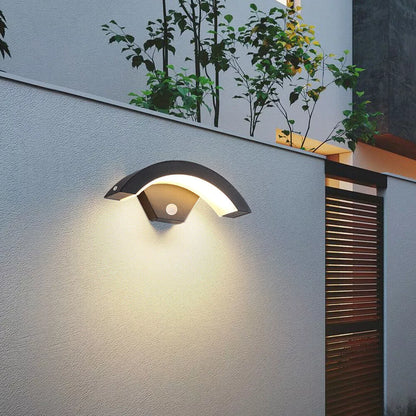 Modern Outdoor LED Wall Light with Motion Sensor