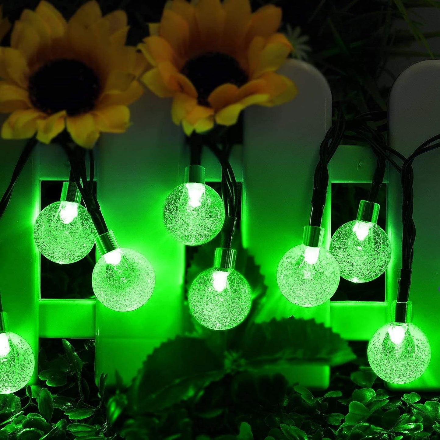 Green Solar Fairy Lights – 100LED. 12M. 8 Modes