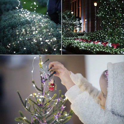 LED String Lights Battery Powered [2 Pack] – 100 LEDs 33ft Fairy Lights