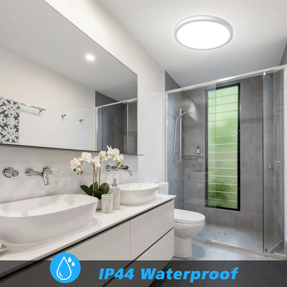 18W LED Ceiling Light – Adjustable Color. Waterproof. 1800LM. Ø23cm
