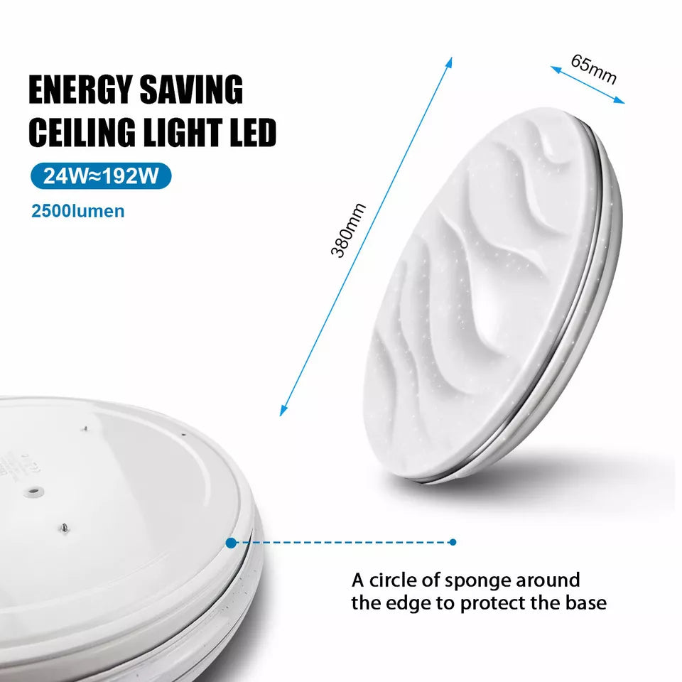Modern LED Ceiling Light Round Panel – Energy-Efficient Indoor Downlight for Bathroom. Kitchen & Bedroom