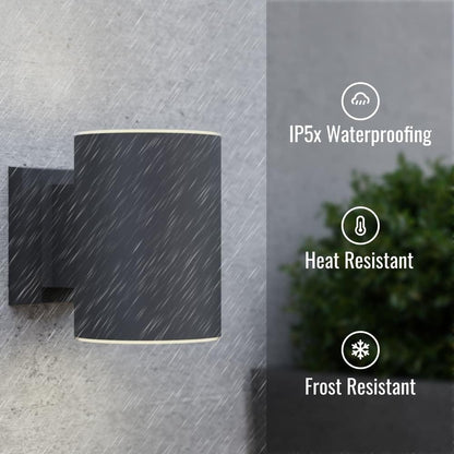 SolarCentre Grantham Solar Wall Light – Outdoor Up & Down