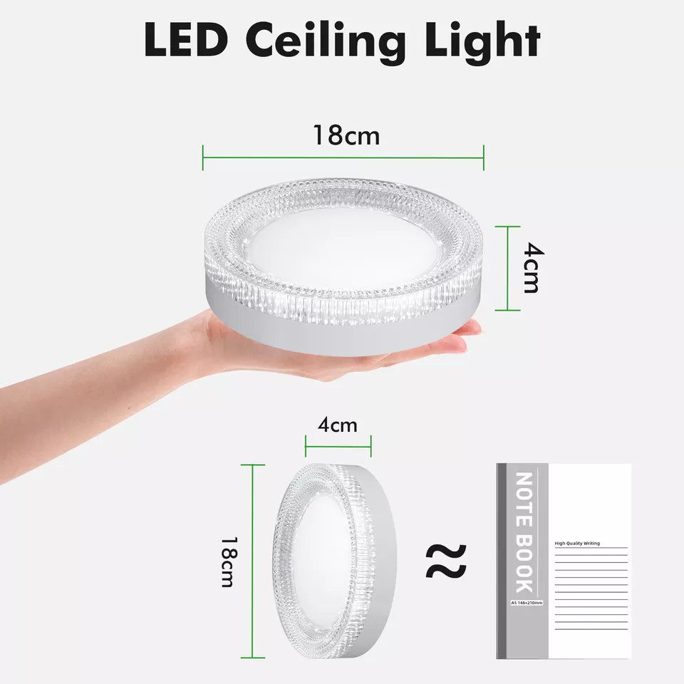 LED Round & Square Ceiling Light – 12W-48W. IP44
