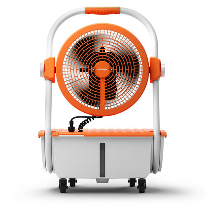 (Open Box) AirSupply MS12 Portable Mist Fan. 19.200mAh Battery & 2.9-Gallon Tank
