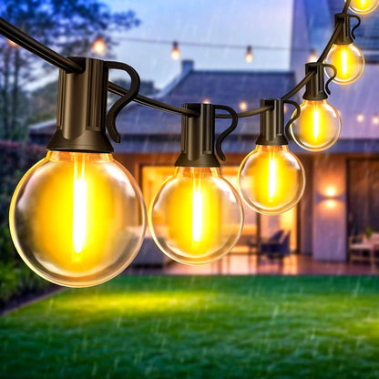 10M Outdoor Festoon Lights – G40 Bulbs. Waterproof & Connectable