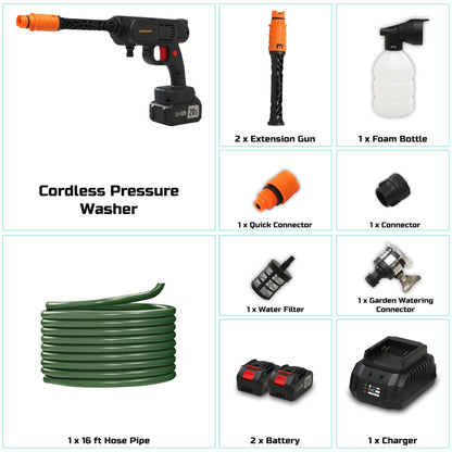 Cordless Pressure Washer - 300W 350 PSI - TCPW0700