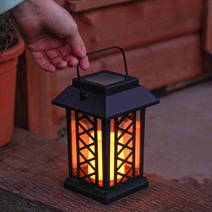 Lanterne Solaire Design noire en X
