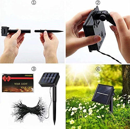 23ft Solar-Powered Fairy Light
