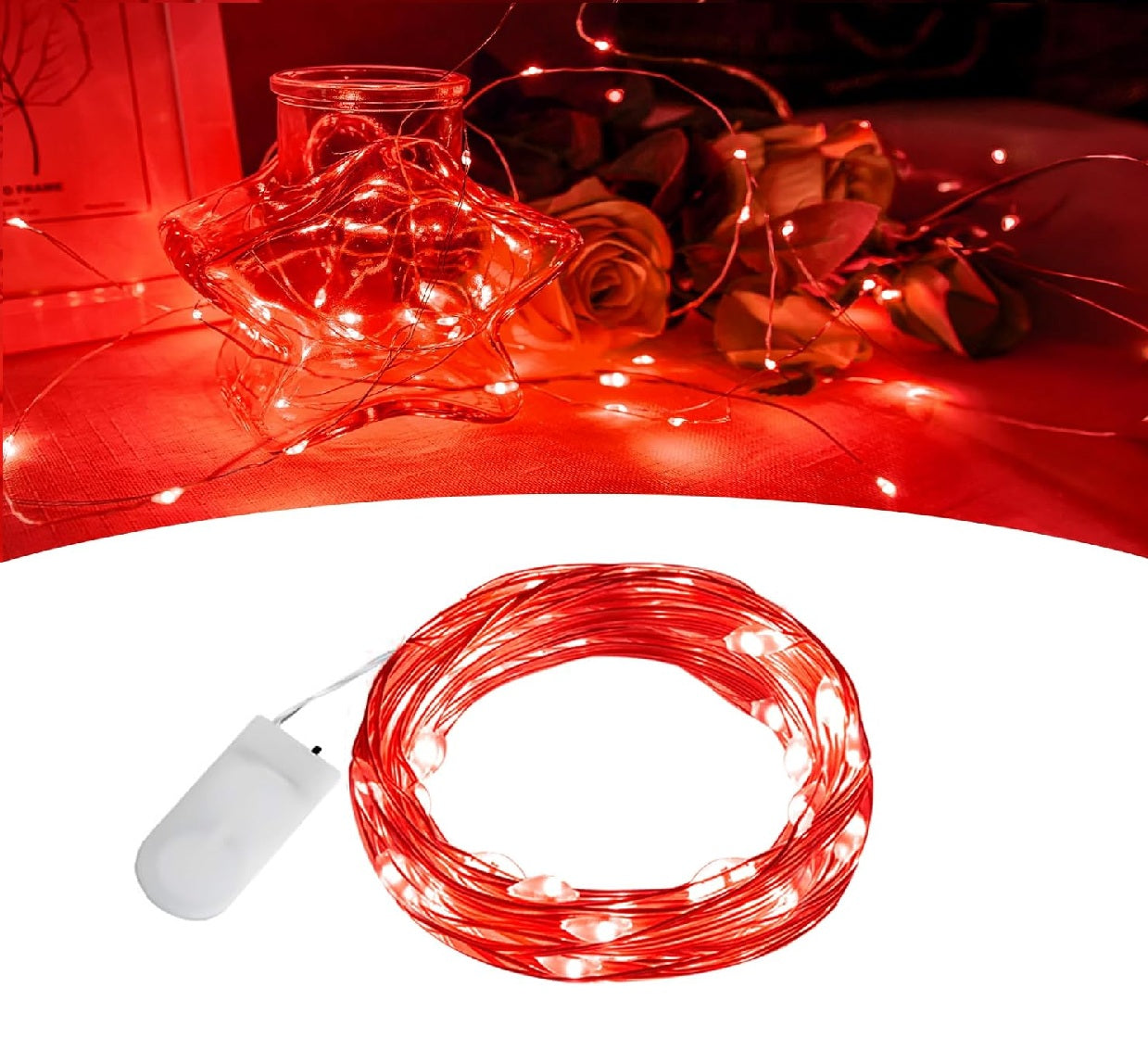 Mini Red party Fairy Lights