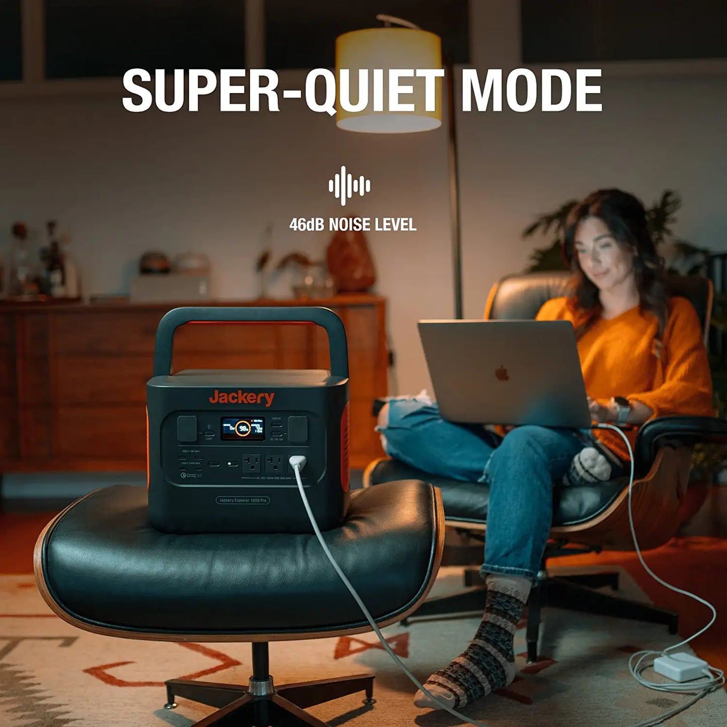 Jackery Explorer 1000 Pro Portable Power Station - Solar Generator with 1002Wh. 2x100W PD Ports & 800W Input. 1.8H to Full Charge. Compatible with SolarSagas. for Outdoor RV. Camping. Emergencies | Best Solar