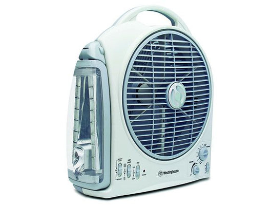 WESTINGHOUSE Rechargeable Fan - White (WHWSRF299)