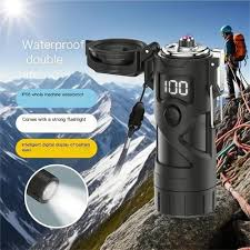Waterproof Electric Lighter With LED Flashlight