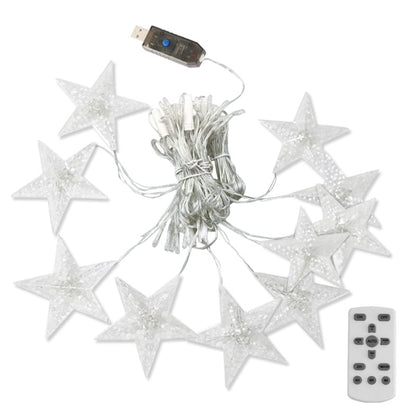 6W 8 Modes Detachable Waterproof Star Window Curtain Lights