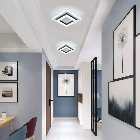 Modern LED Ceiling Light 24W. 6500K Cold White Lamp