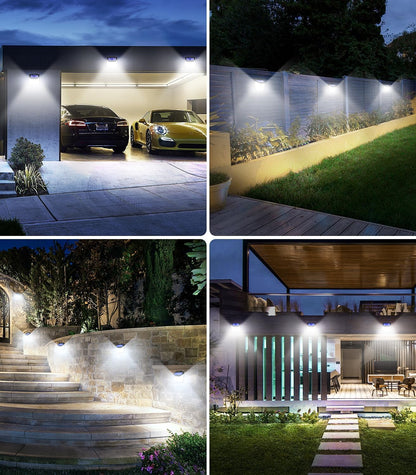 4 Pack Solar Motion Sensor Lights