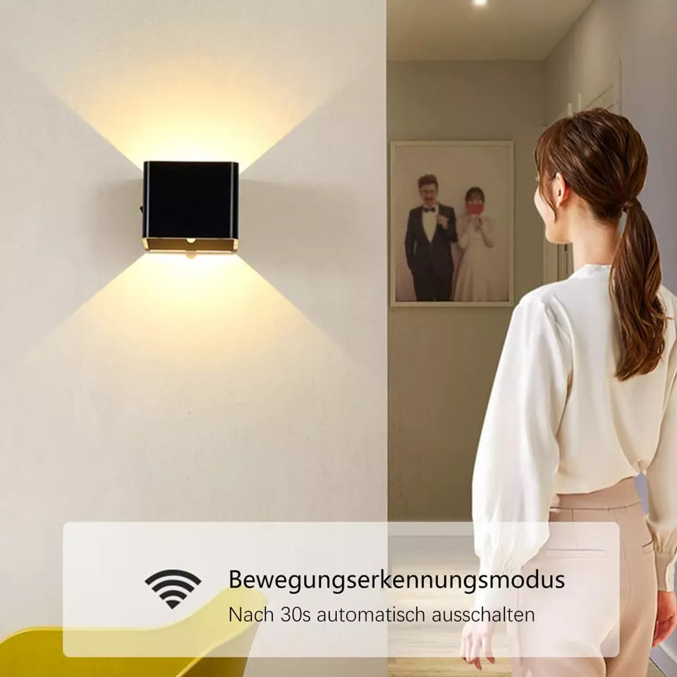Modern Indoor LED Wall Lamp – Warm White Light. Wall Mounted. IP44 Rated