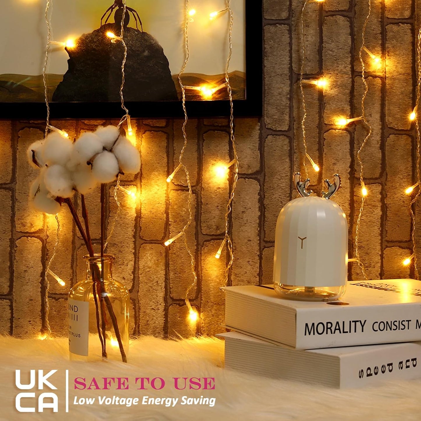 15M Plug-In Fairy Lights. 120 LED. 8 Modes. Waterproof