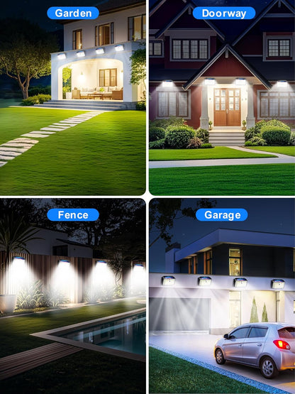 Solar Security Lights – 246 LED. Motion Sensor. Waterproof