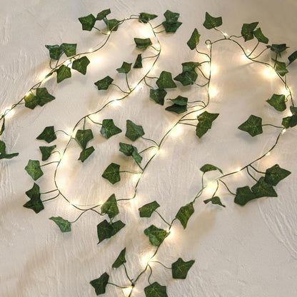2M 20 LED Battery Operated Ivy Vine Fairy Lights