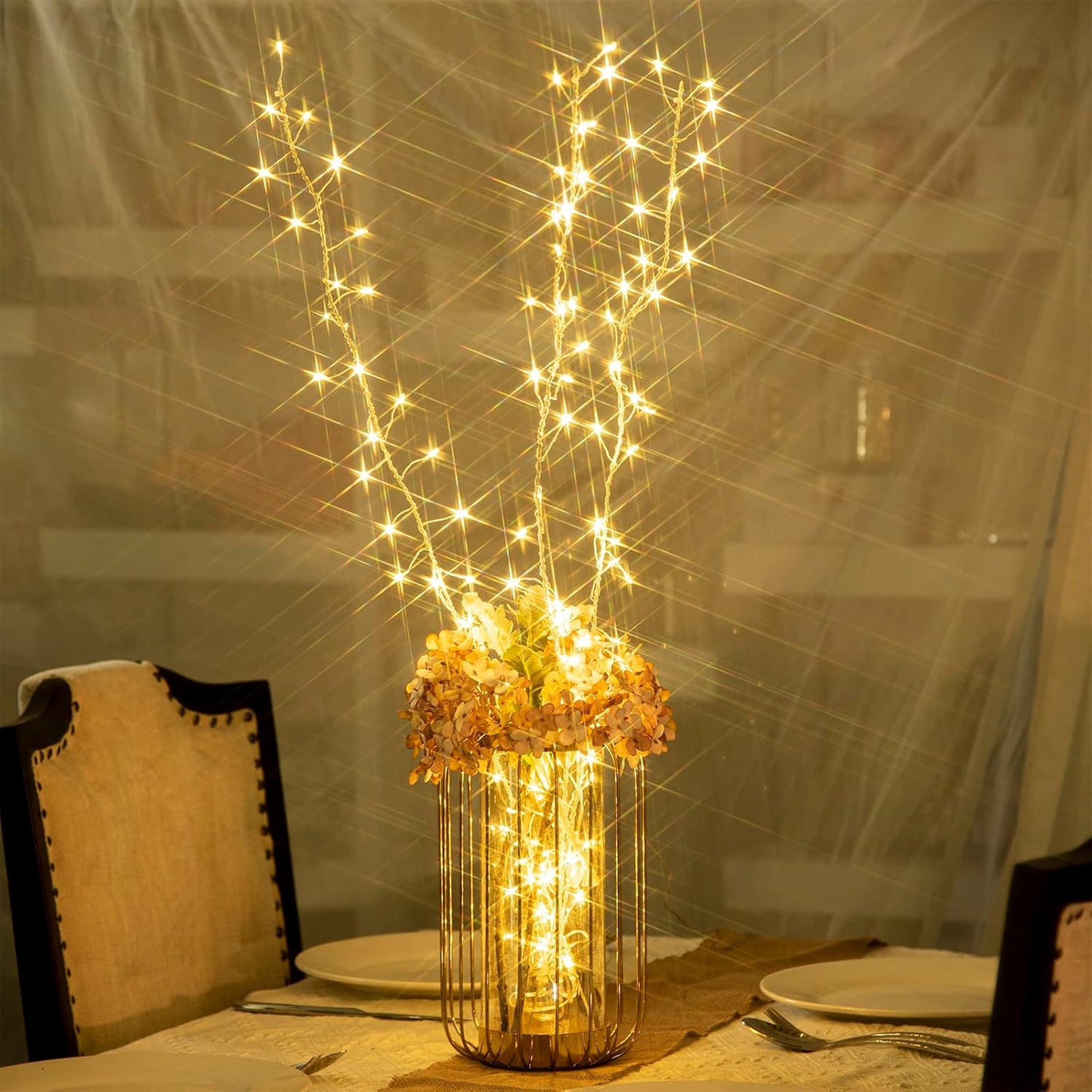 3 Pack 88cm LED Twig Lights
