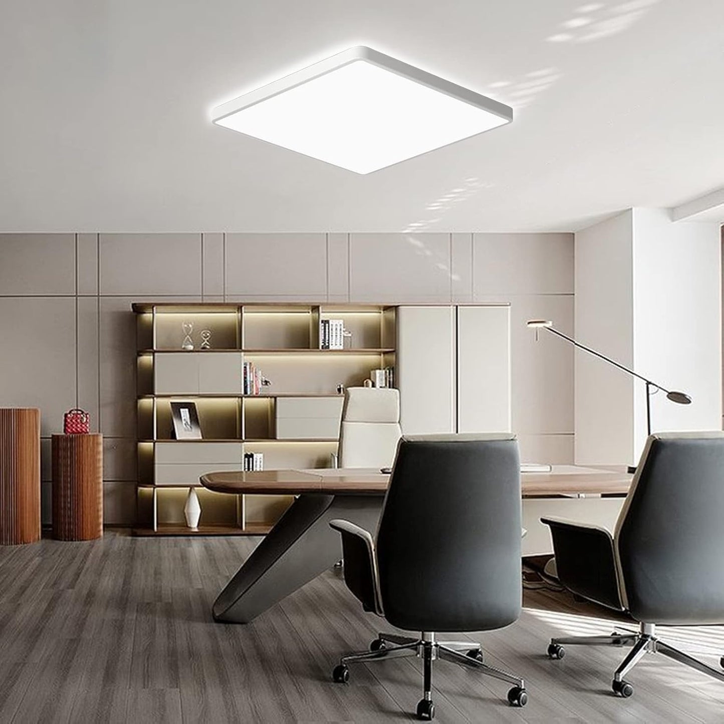 18W Square LED Ceiling Light – 1500LM. 5000K Daylight. IP54 Waterproof. Flush Mount Fixture (30cm) for Bathroom. Kitchen. or Bedroom