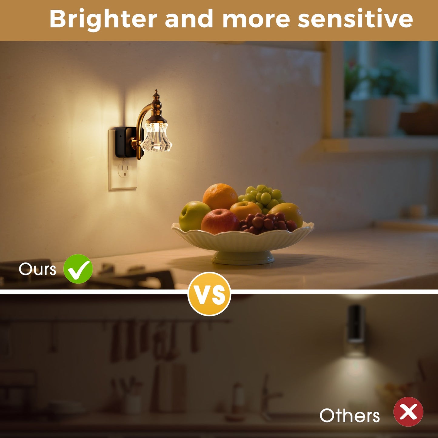 Plug-in Night Light Floral Style (Down)