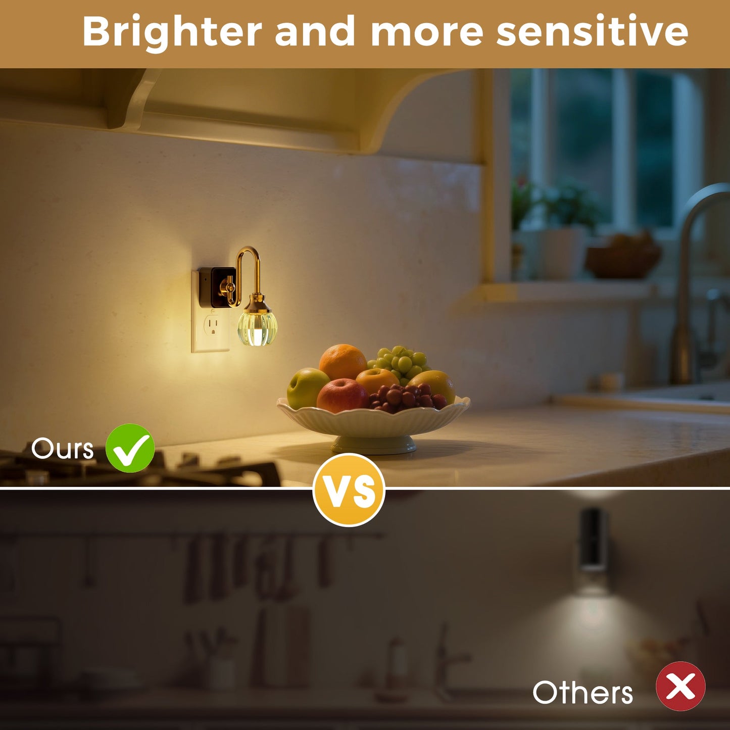 Plug-in Night Light Green Tulip Glass