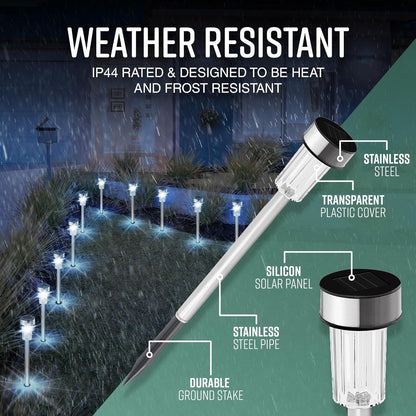 10 Pack Garden Pathway Lights