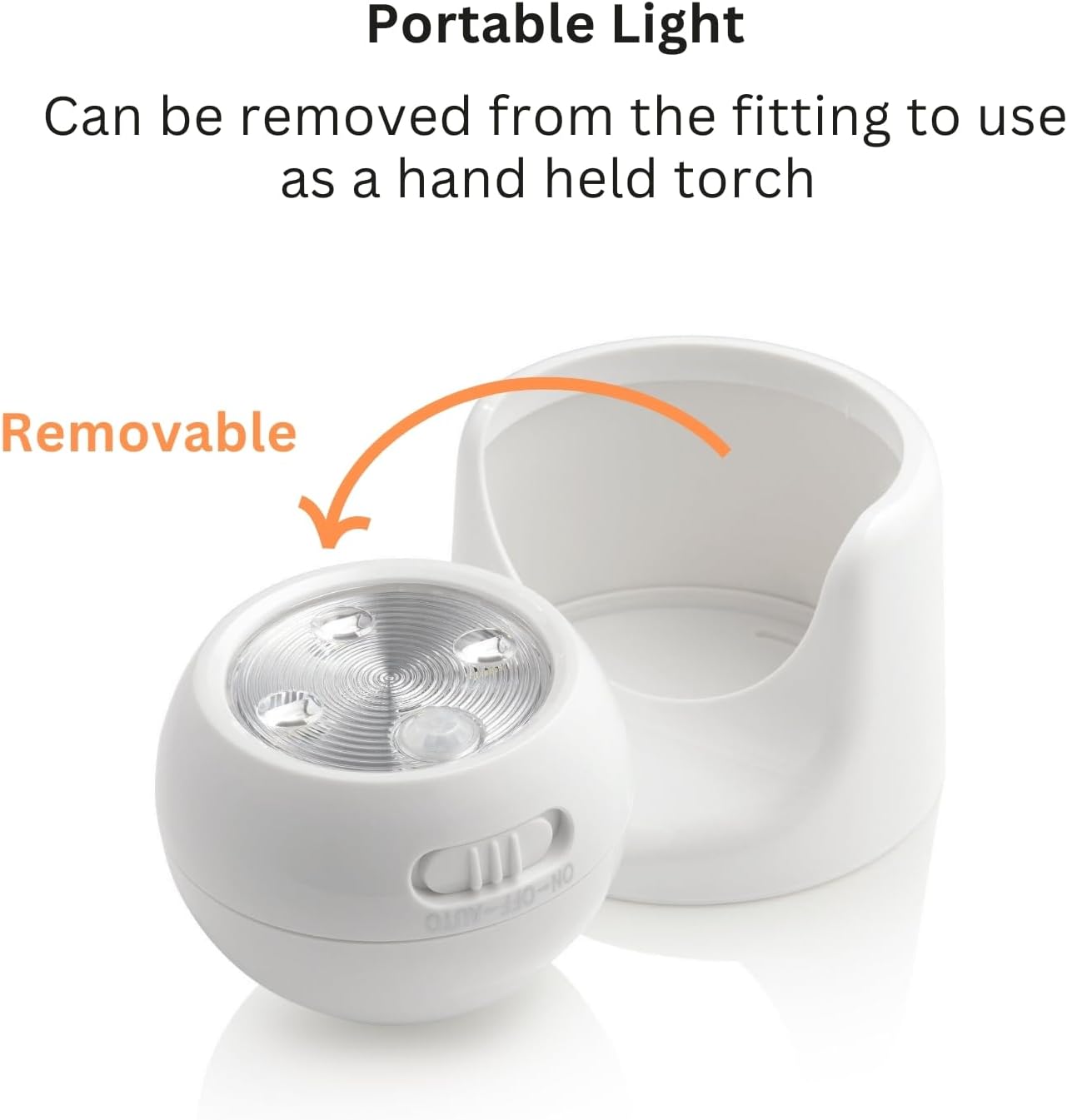 Motion Sensor Light – Battery Powered. Cordless Design
