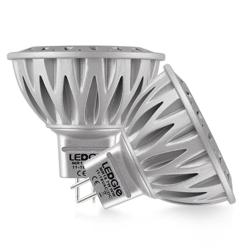 5 Pack 7W GU5.3 Warm White LED Spotlight Bulbs Set