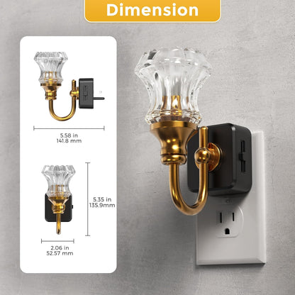 Plug-in Night Light Floral Style (Up)