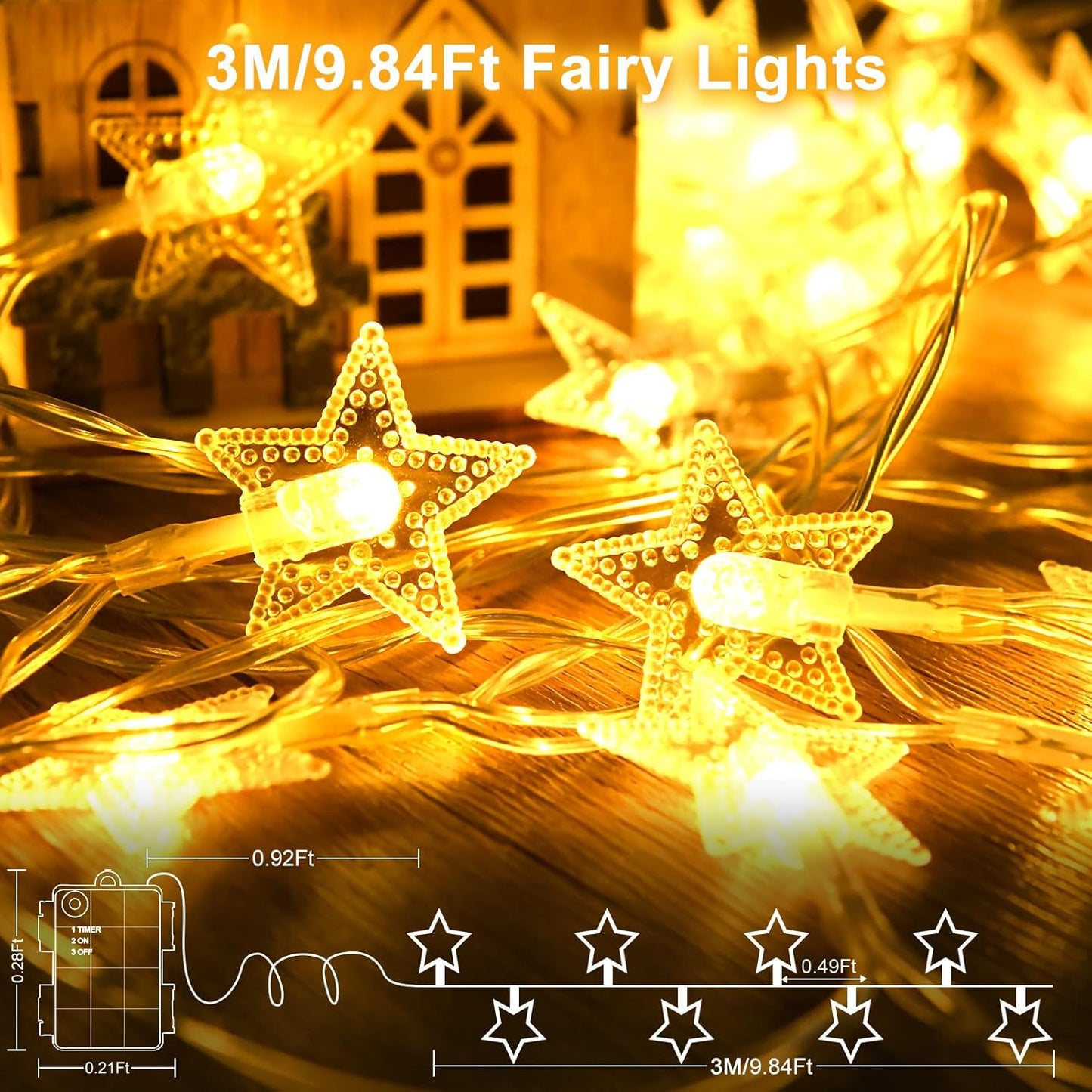 Star String Fairy Lights