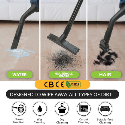 1200W 10L Wet & Dry Vacuum Cleaner T4446