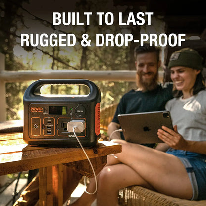 Jackery Portable Power Station Explorer 300 - 293Wh Backup Lithium Battery. 110V/300W Pure Sine Wave AC Outlet. Solar Generator (Solar Panel Not Included) for Outdoors Camping Travel Hunting Blackout | Best Solar