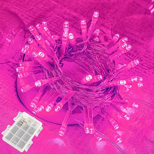 Pink Valentine's Day Fairy Lights