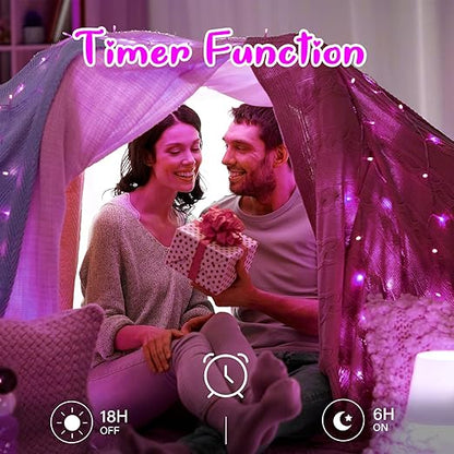 Pink Valentine's Day Fairy Lights