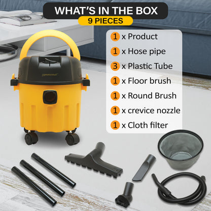 1200W 10L Wet & Dry Vacuum Cleaner T4446
