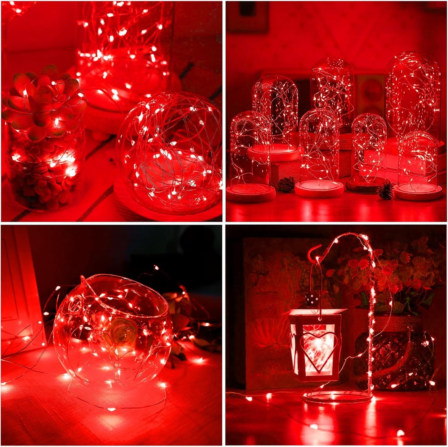 Mini Red party Fairy Lights