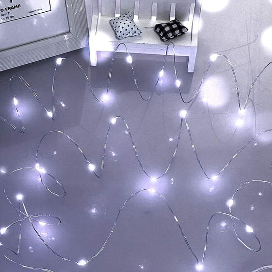 Green Fairy Lights. 5M 50 LEDs Battery Powered String Lights