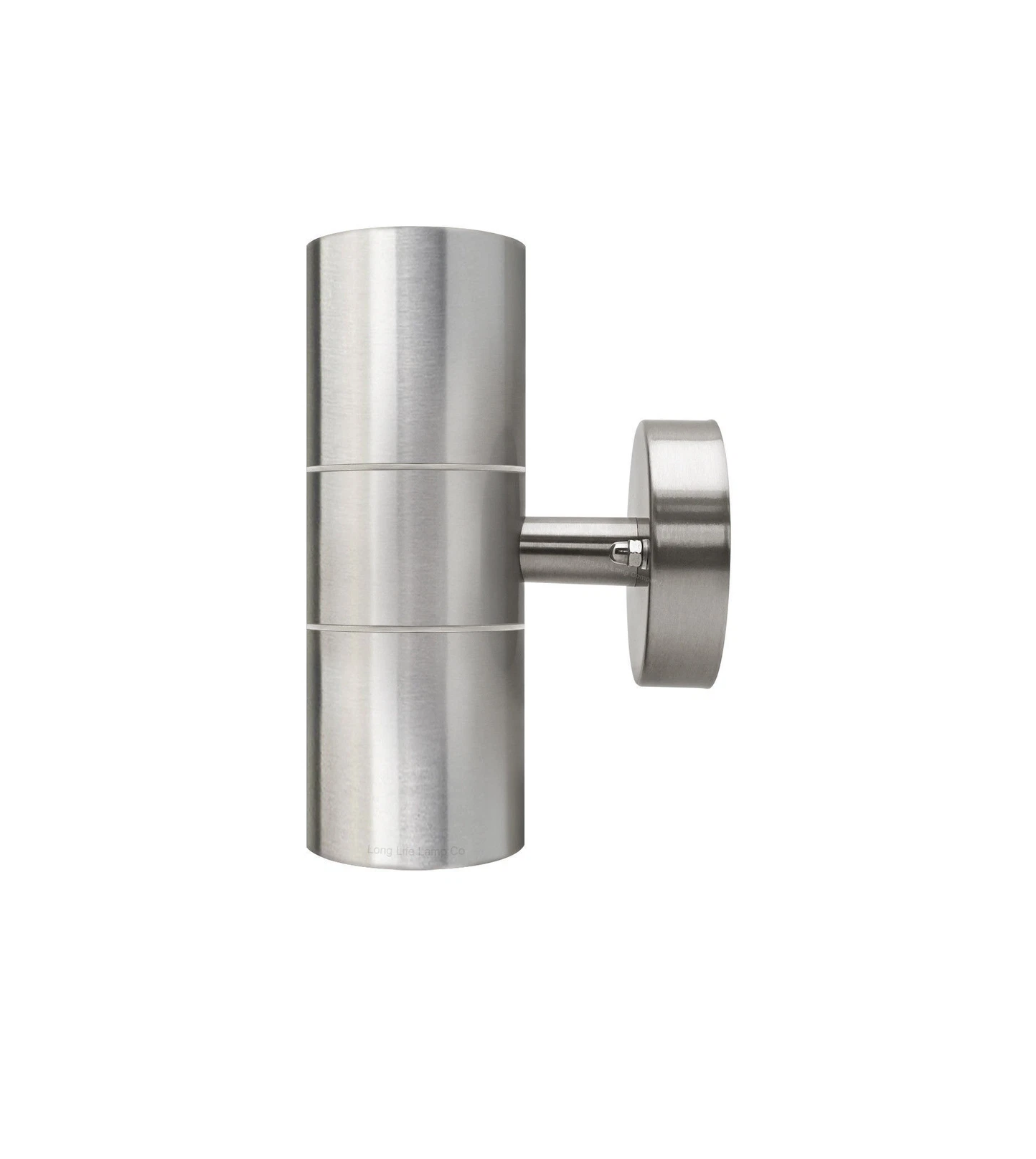 Modern Outdoor Up Down Wall Light – Stainless Steel. IP65 Waterproof. Mains Powered Exterior Sconce for Porch. Patio. or Garage