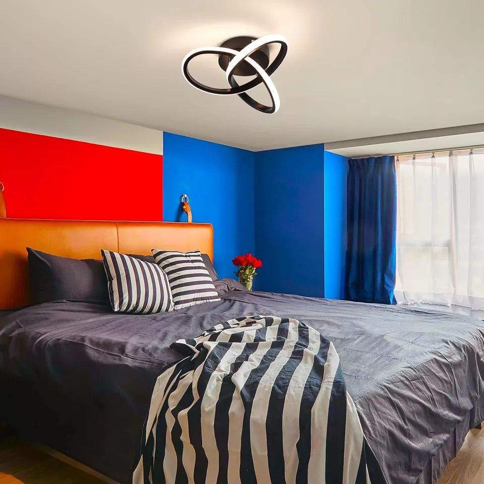 Modern Dimmable LED Ceiling Light Chandelier – Elegant Lighting Fixture for Living Room & Bedroom