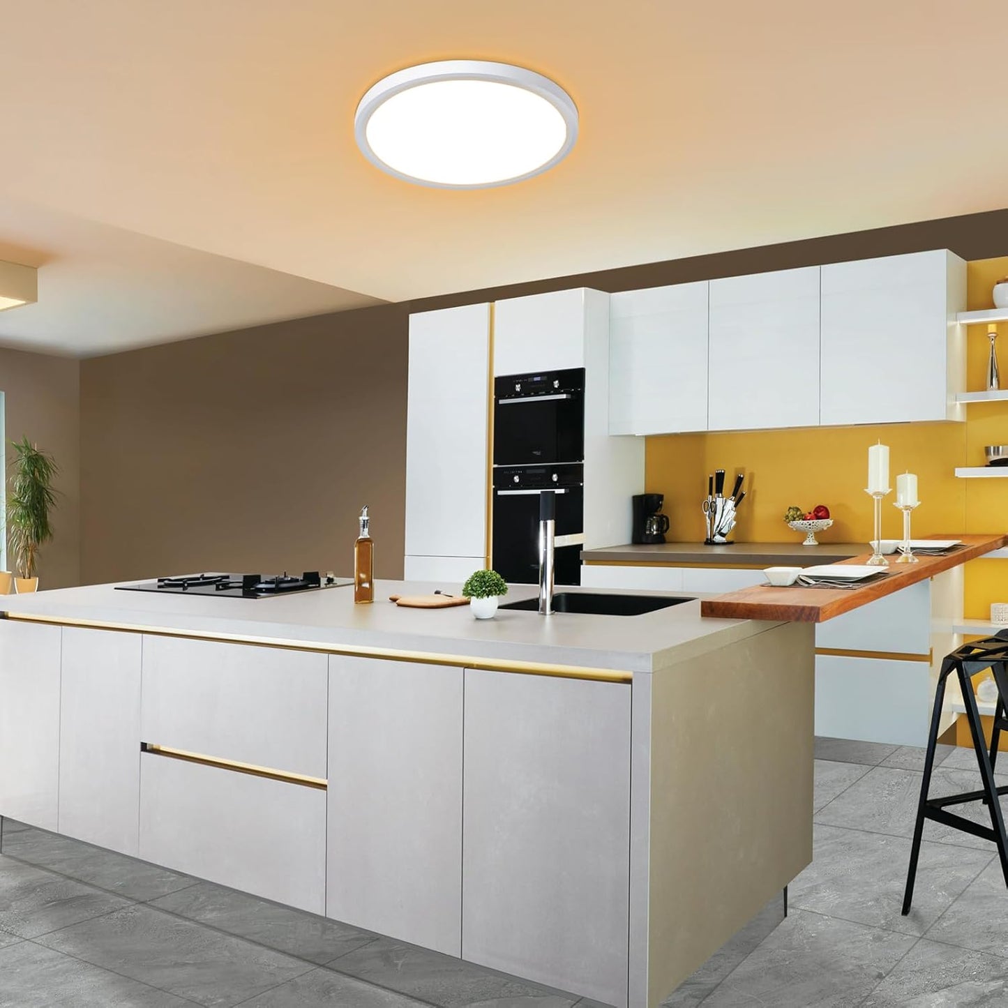 18W LED Ceiling Light – Adjustable Color. Waterproof. 1800LM. Ø23cm