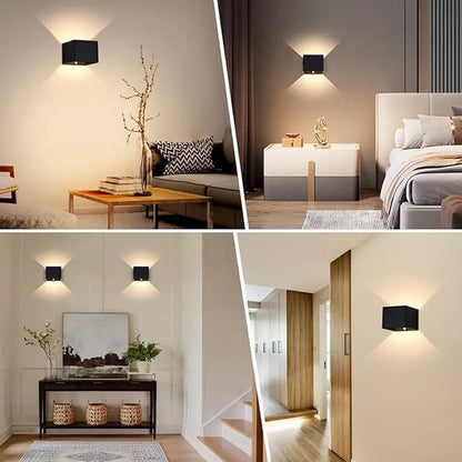 Modern Indoor LED Wall Lamp – Warm White Light. Wall Mounted. IP44 Rated