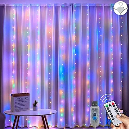 Fairy Curtain Lights with Remote Control