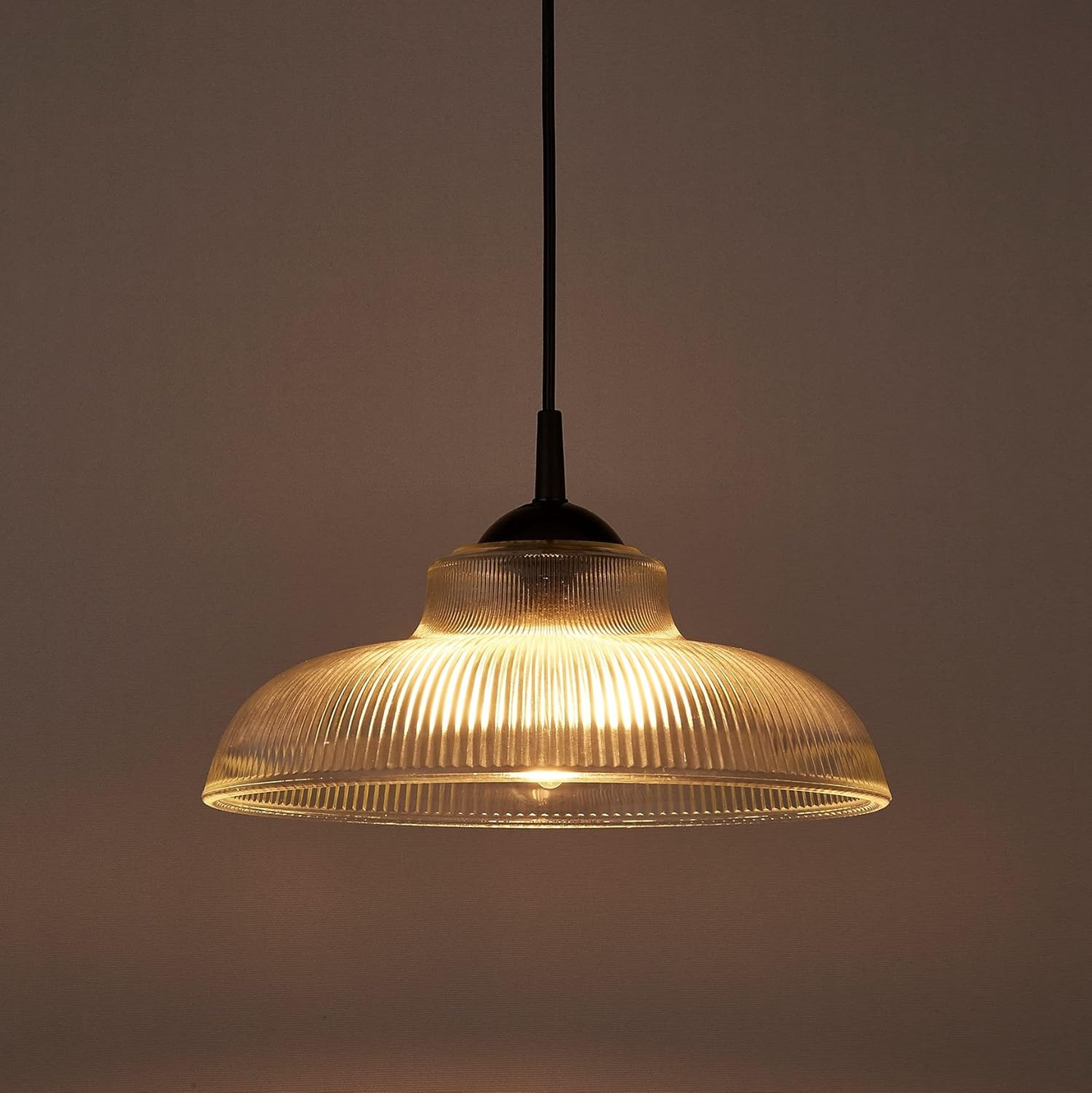 Modern Glass Bistro Ceiling Pendant Light Shade (Shade Only)